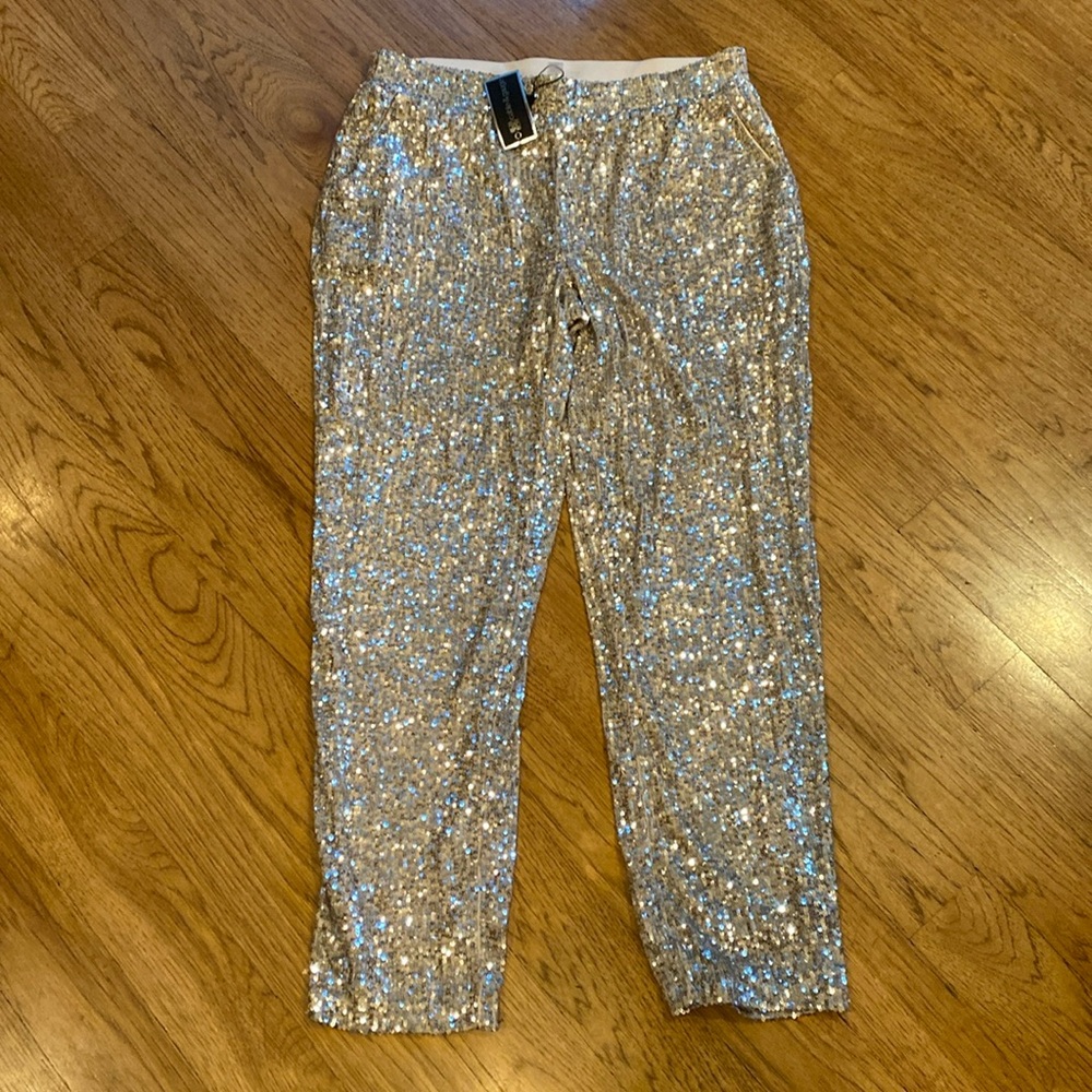 NWT- Ladies Cable and Gauge Sequin Pants - Small